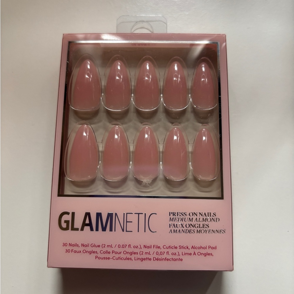 Glamnetic Pink Press-On Nails- Cloud 9